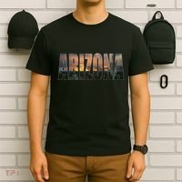 Arizona Photo Landscape Cactus Dessert Mountains Nature T-Shirt thumb 6