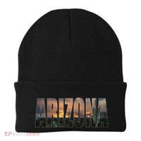 Arizona Photo Landscape Cactus Dessert Mountains Nature Beanie thumb 0