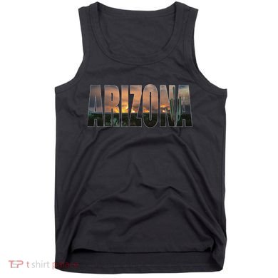 Arizona Photo Landscape Cactus Dessert Mountains Nature Tank Top
