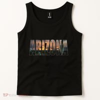 Arizona Photo Landscape Cactus Dessert Mountains Nature Tank Top thumb 2
