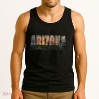 Arizona Photo Landscape Cactus Dessert Mountains Nature Tank Top thumb 3