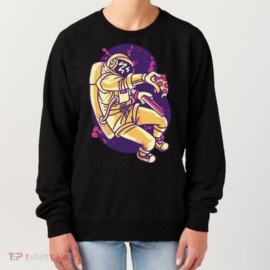 Astronaut Pizza Lover Women's Sweatshirt