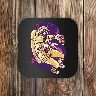 Astronaut Pizza Lover Coaster