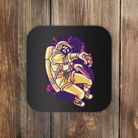 Astronaut Pizza Lover Coaster thumb 0