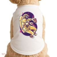 Astronaut Pizza Lover Doggie Tank thumb 0