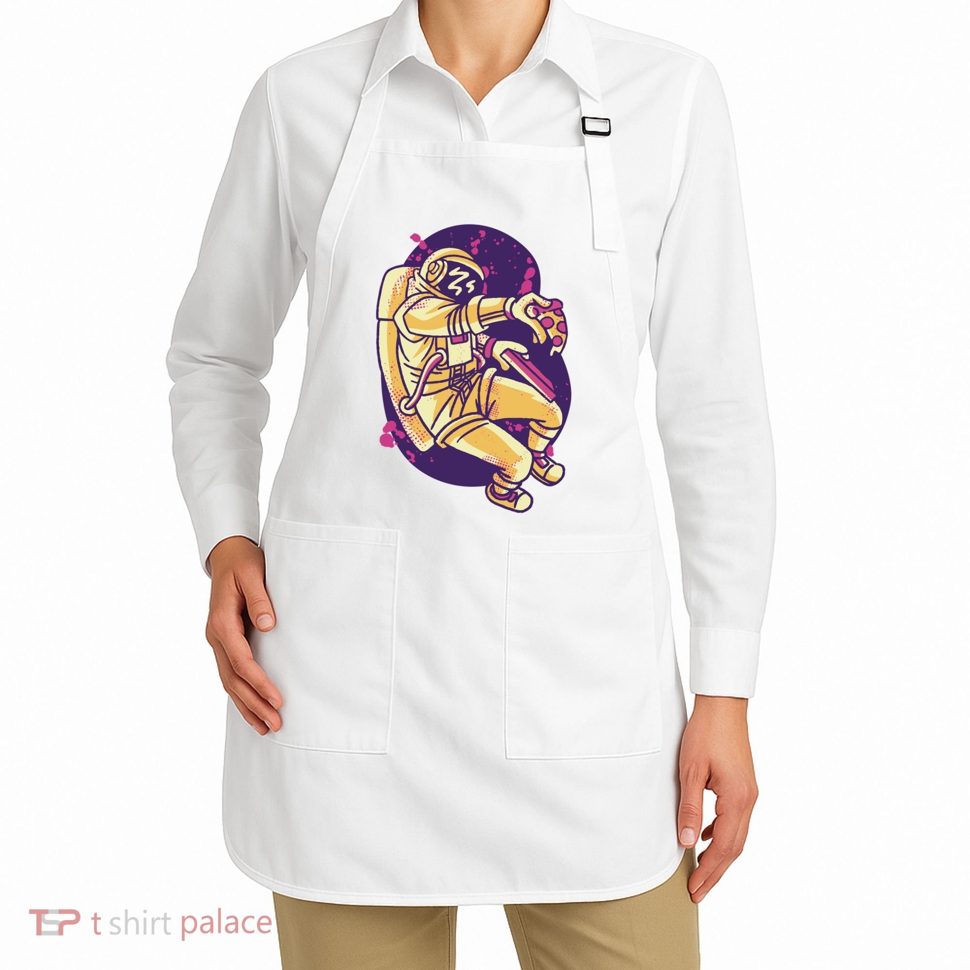 Astronaut Pizza Lover Apron