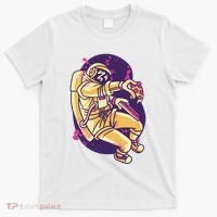 Astronaut Pizza Lover T-Shirt thumb 0