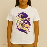Astronaut Pizza Lover T-Shirt thumb 4