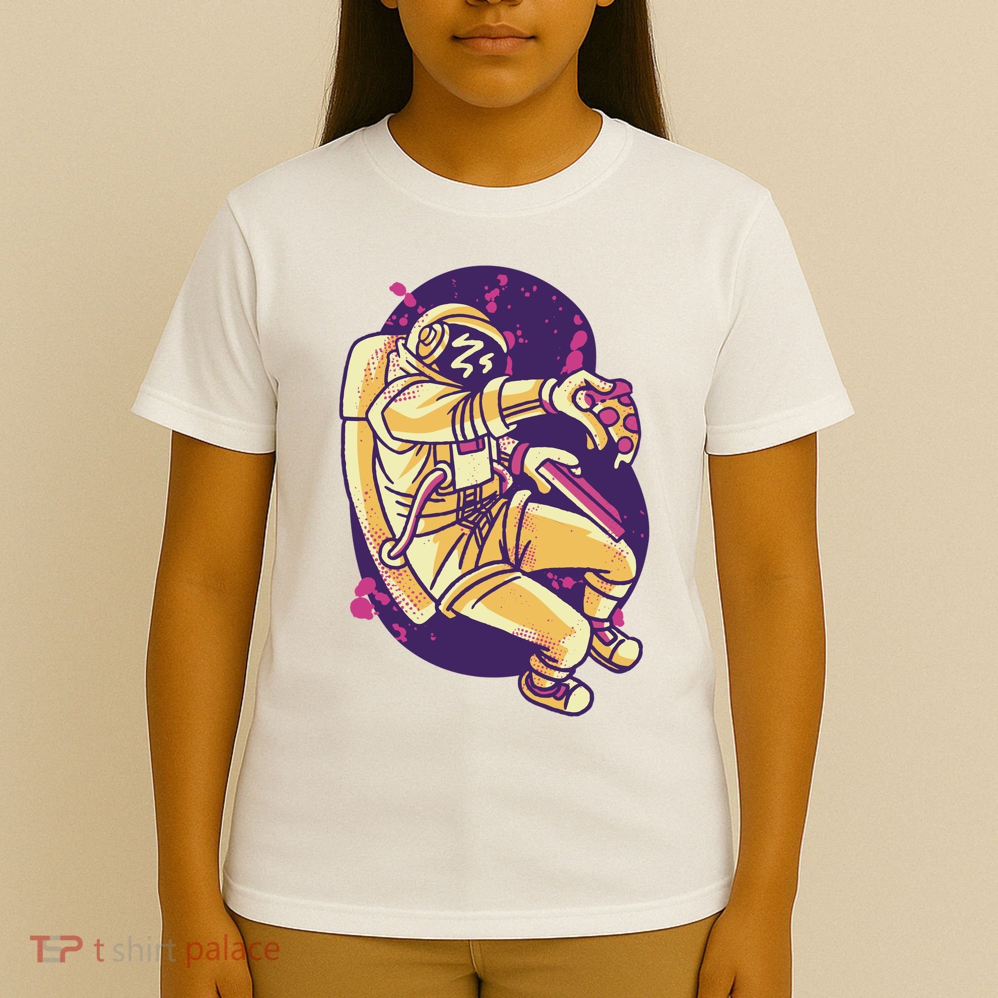 Astronaut Pizza Lover T-Shirt