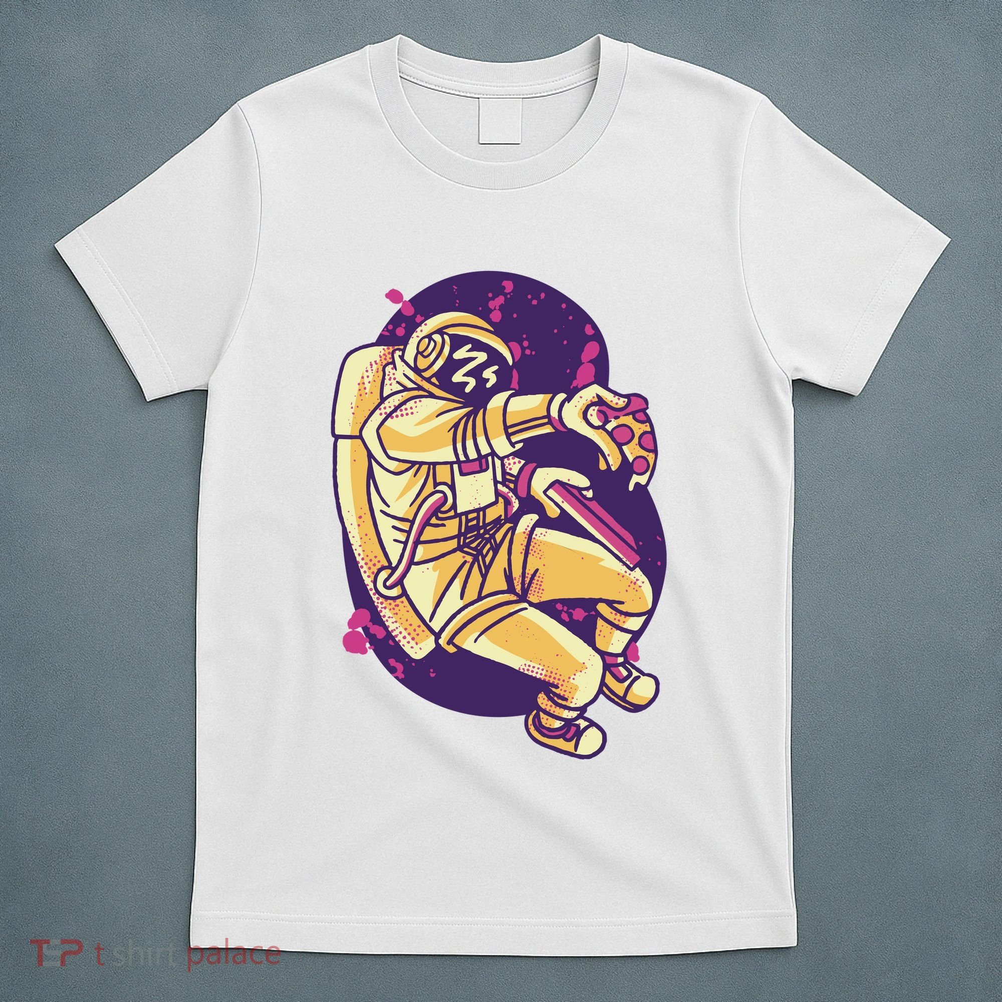 Astronaut Pizza Lover T-Shirt