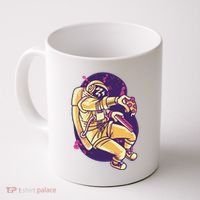 Astronaut Pizza Lover Coffee Mug thumb 0