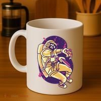 Astronaut Pizza Lover Coffee Mug thumb 4