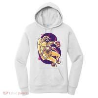 Astronaut Pizza Lover Women's Hoodie thumb 0
