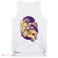 Astronaut Pizza Lover Tank Top thumb 0