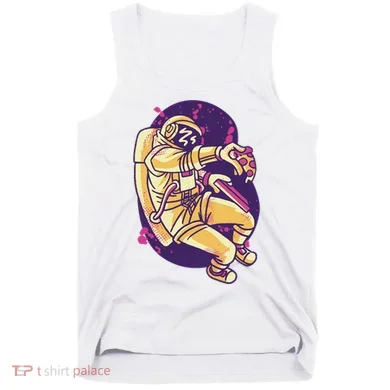 Astronaut Pizza Lover Tank Top