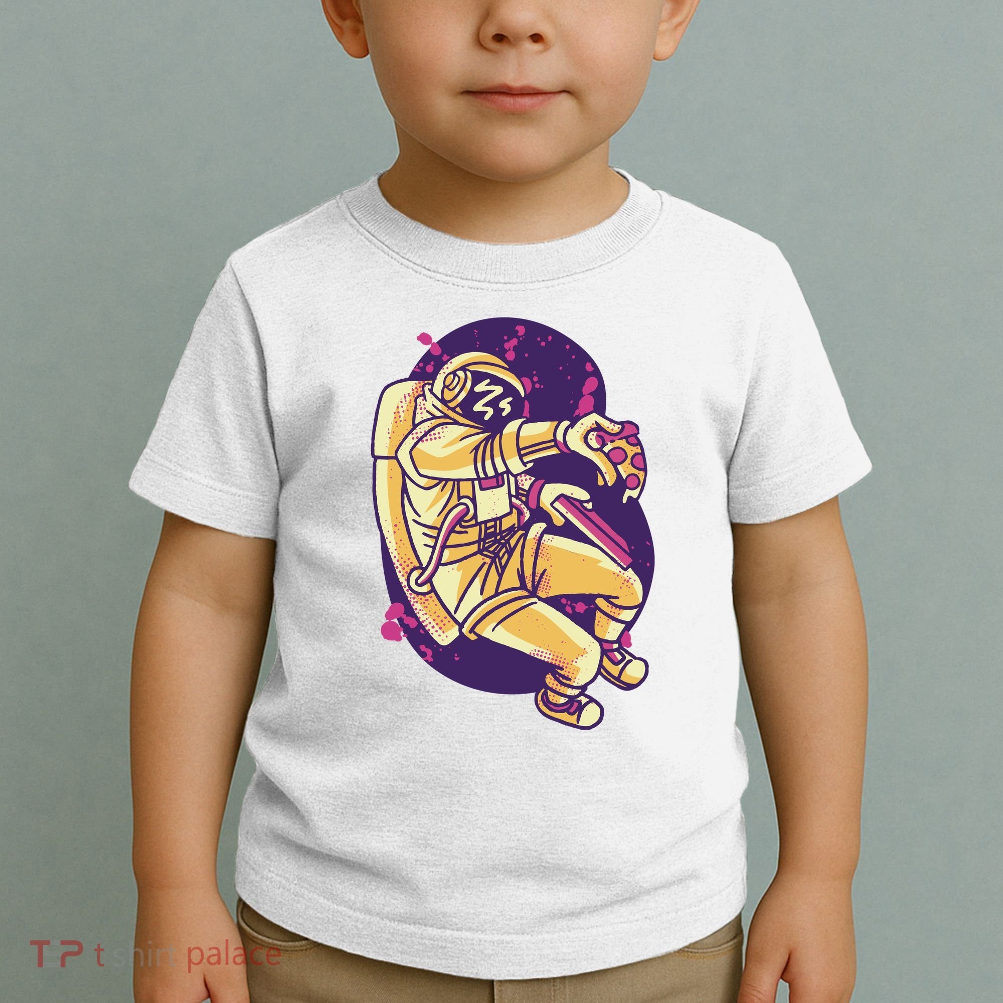Astronaut Pizza Lover Toddler T-Shirt