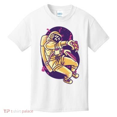 Astronaut Pizza Lover Kids T-Shirt