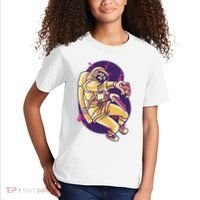 Astronaut Pizza Lover Kids T-Shirt thumb 2
