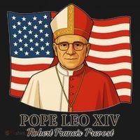 American Pope Leo XIV May 8th 2025 Robert Francis Prevost Coaster thumb 2