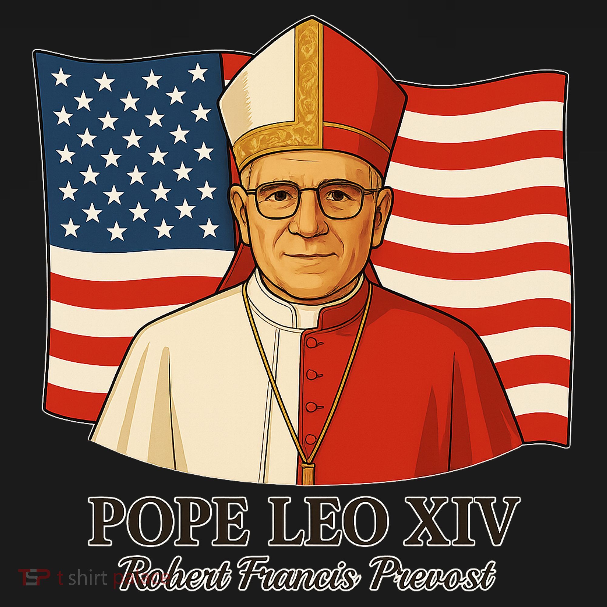 American Pope Leo XIV May 8th 2025 Robert Francis Prevost Coaster