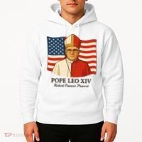American Pope Leo XIV May 8th 2025 Robert Francis Prevost Hoodie thumb 2