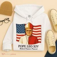 American Pope Leo XIV May 8th 2025 Robert Francis Prevost Hoodie thumb 4