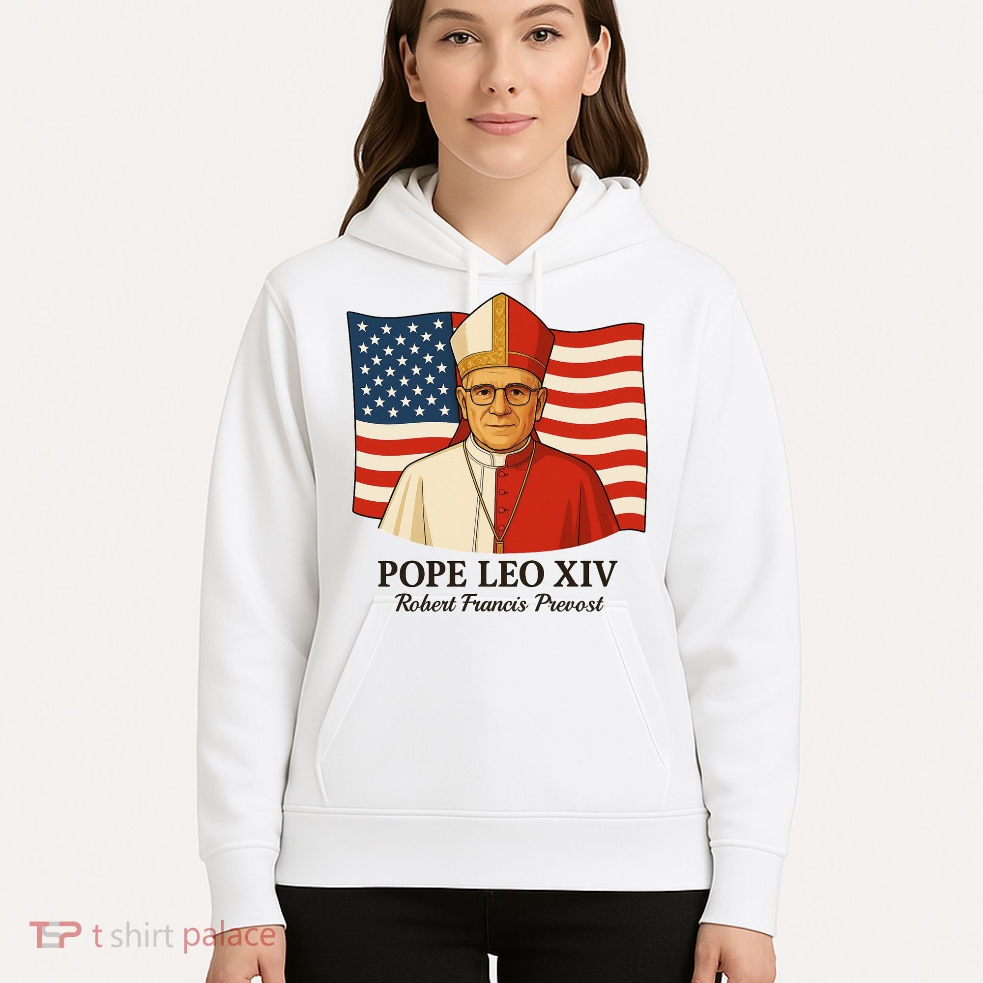 American Pope Leo XIV May 8th 2025 Robert Francis Prevost Hoodie
