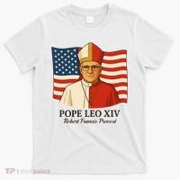 American Pope Leo XIV May 8th 2025 Robert Francis Prevost T-Shirt thumb 0