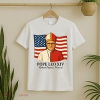 American Pope Leo XIV May 8th 2025 Robert Francis Prevost T-Shirt thumb 2