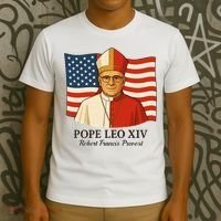 American Pope Leo XIV May 8th 2025 Robert Francis Prevost T-Shirt thumb 3