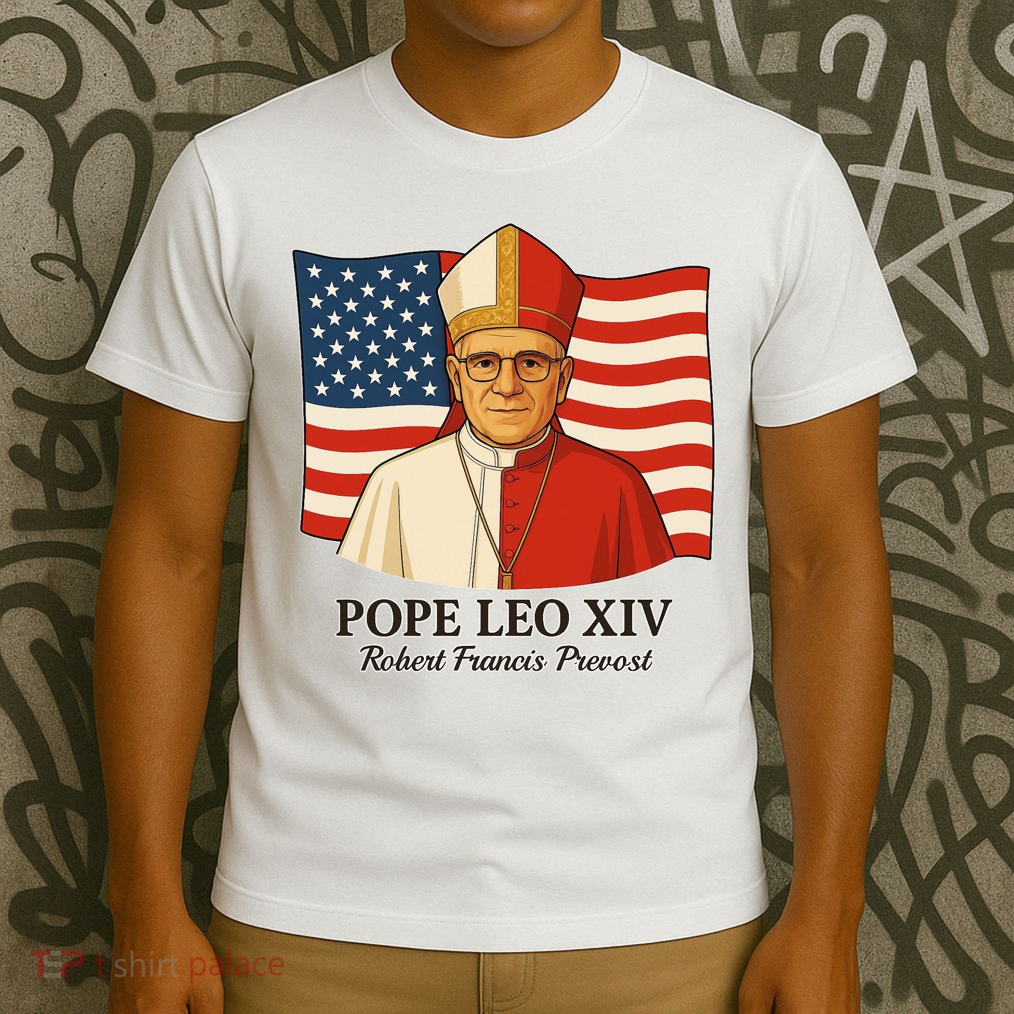 American Pope Leo XIV May 8th 2025 Robert Francis Prevost T-Shirt