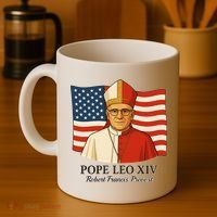 American Pope Leo XIV May 8th 2025 Robert Francis Prevost Coffee Mug thumb 4