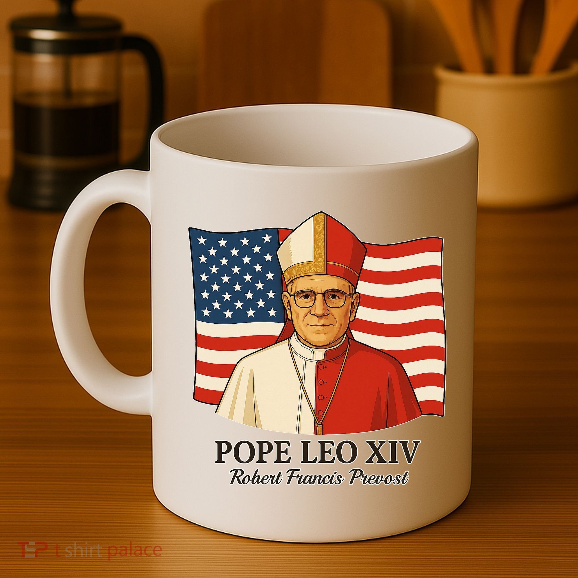 American Pope Leo XIV May 8th 2025 Robert Francis Prevost Coffee Mug