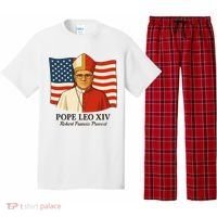 American Pope Leo XIV May 8th 2025 Robert Francis Prevost Pajama Set thumb 0