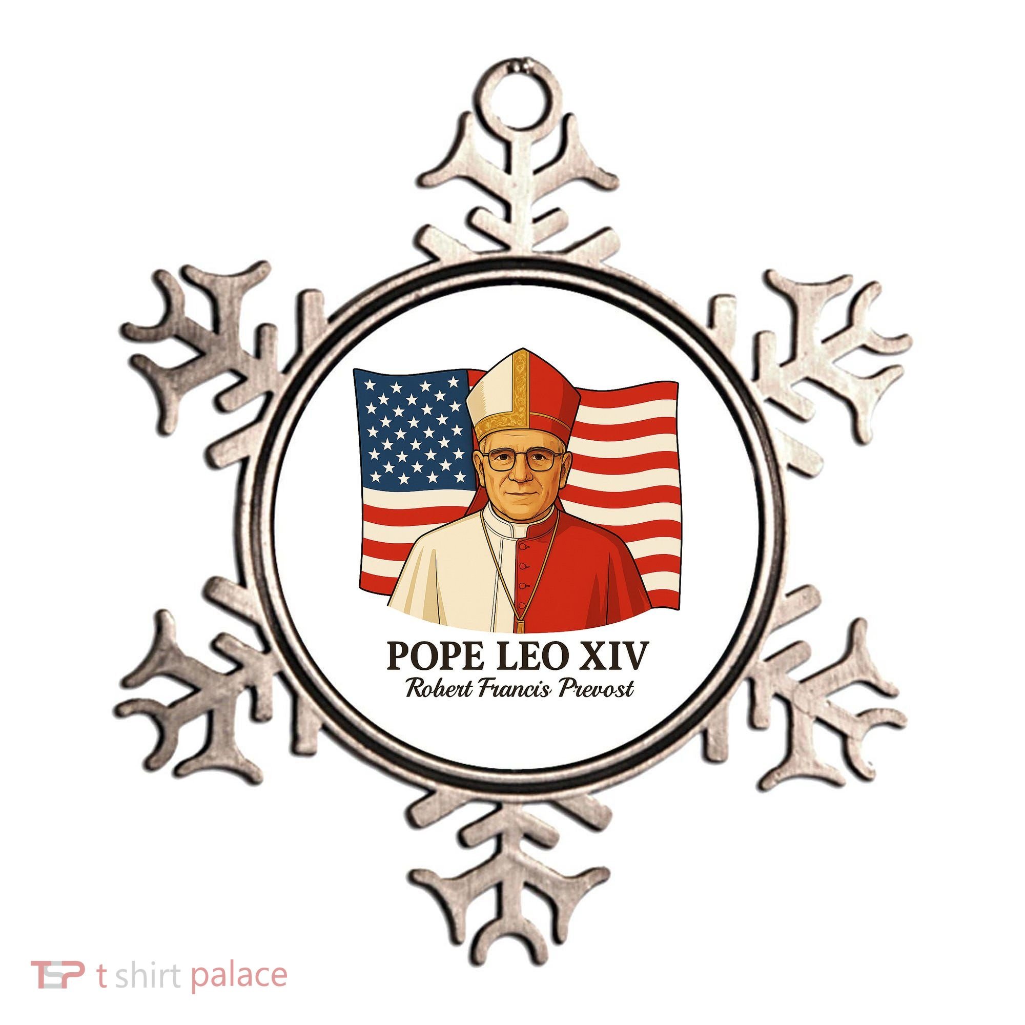 American Pope Leo XIV May 8th 2025 Robert Francis Prevost Ornament