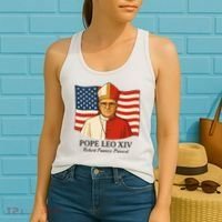 American Pope Leo XIV May 8th 2025 Robert Francis Prevost Women's Tank Top thumb 2