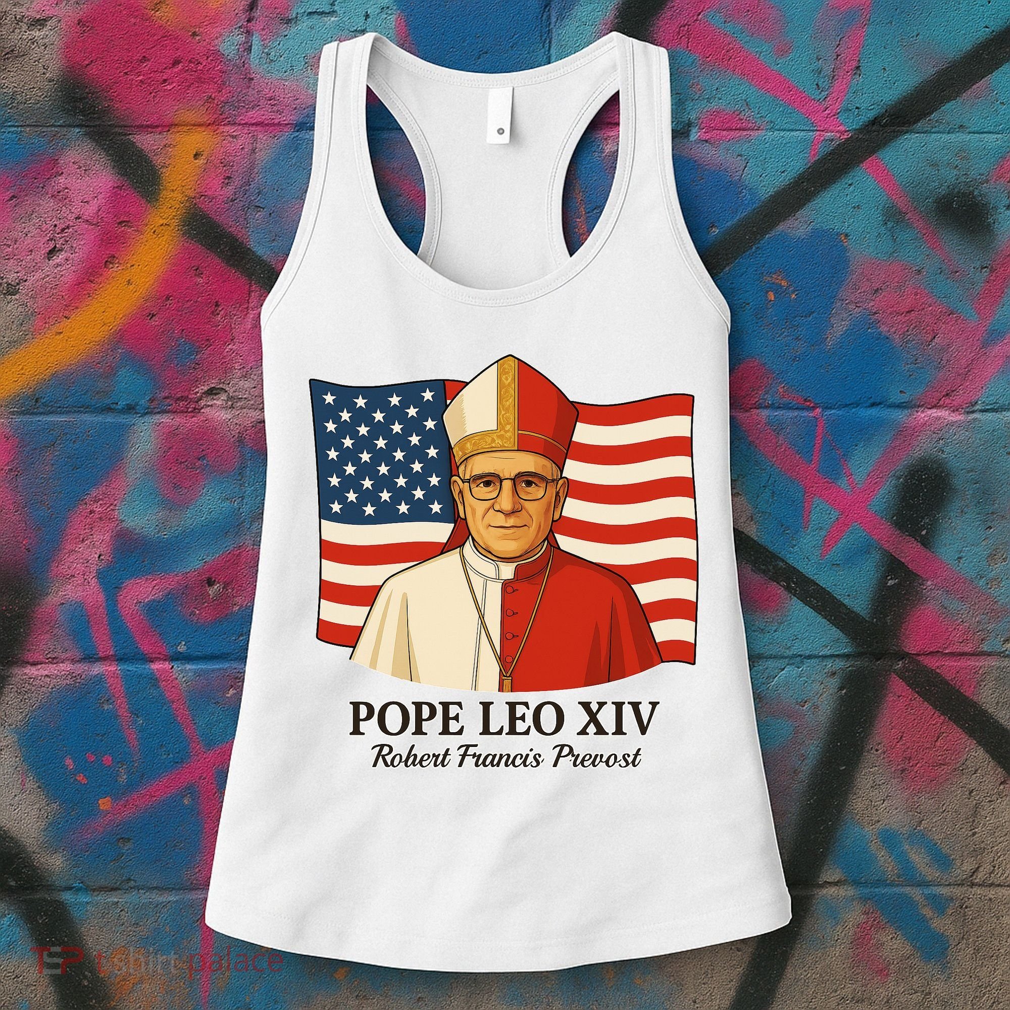 American Pope Leo XIV May 8th 2025 Robert Francis Prevost Women's Tank Top