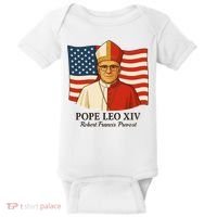 American Pope Leo XIV May 8th 2025 Robert Francis Prevost Baby Bodysuit thumb 0