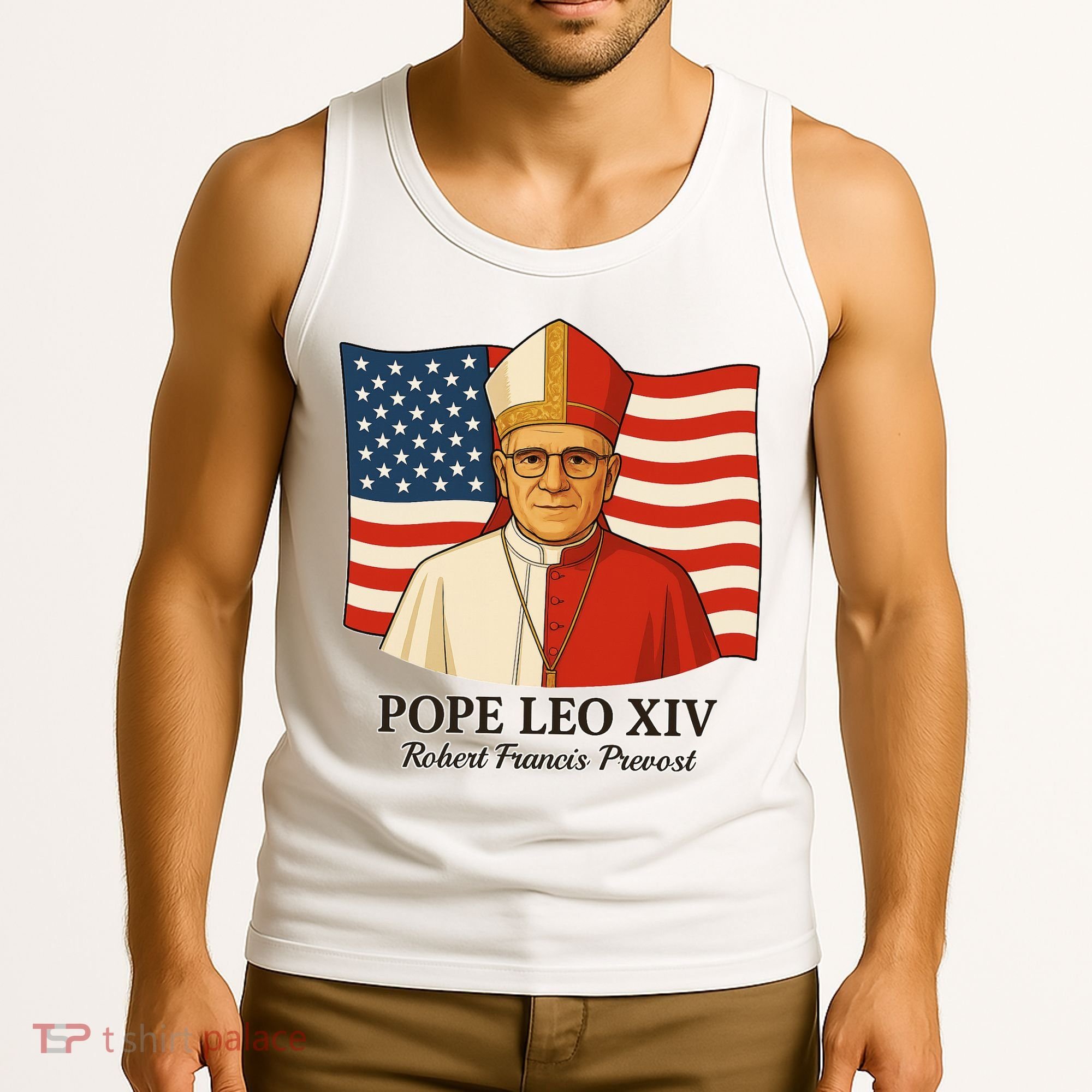 American Pope Leo XIV May 8th 2025 Robert Francis Prevost Tank Top