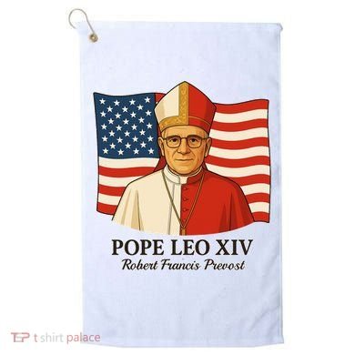 American Pope Leo XIV May 8th 2025 Robert Francis Prevost Golf Towel