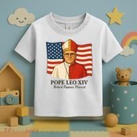 American Pope Leo XIV May 8th 2025 Robert Francis Prevost Toddler T-Shirt thumb 3