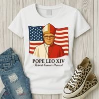 American Pope Leo XIV May 8th 2025 Robert Francis Prevost Women's T-Shirt thumb 3