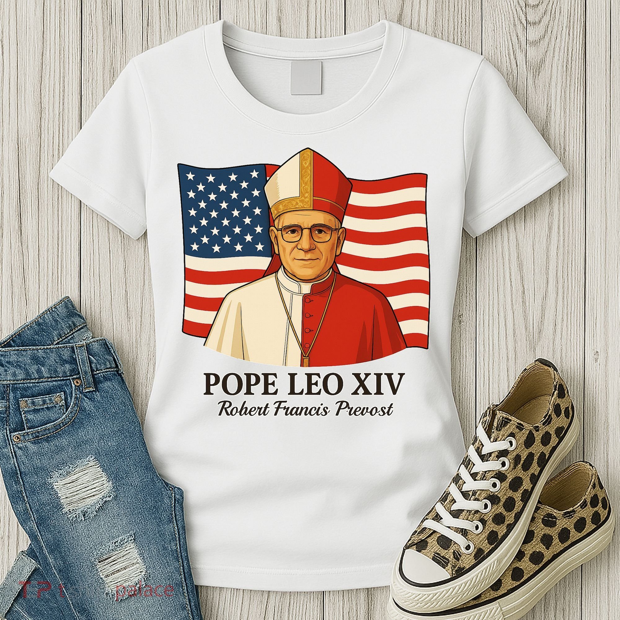 American Pope Leo XIV May 8th 2025 Robert Francis Prevost Women's T-Shirt