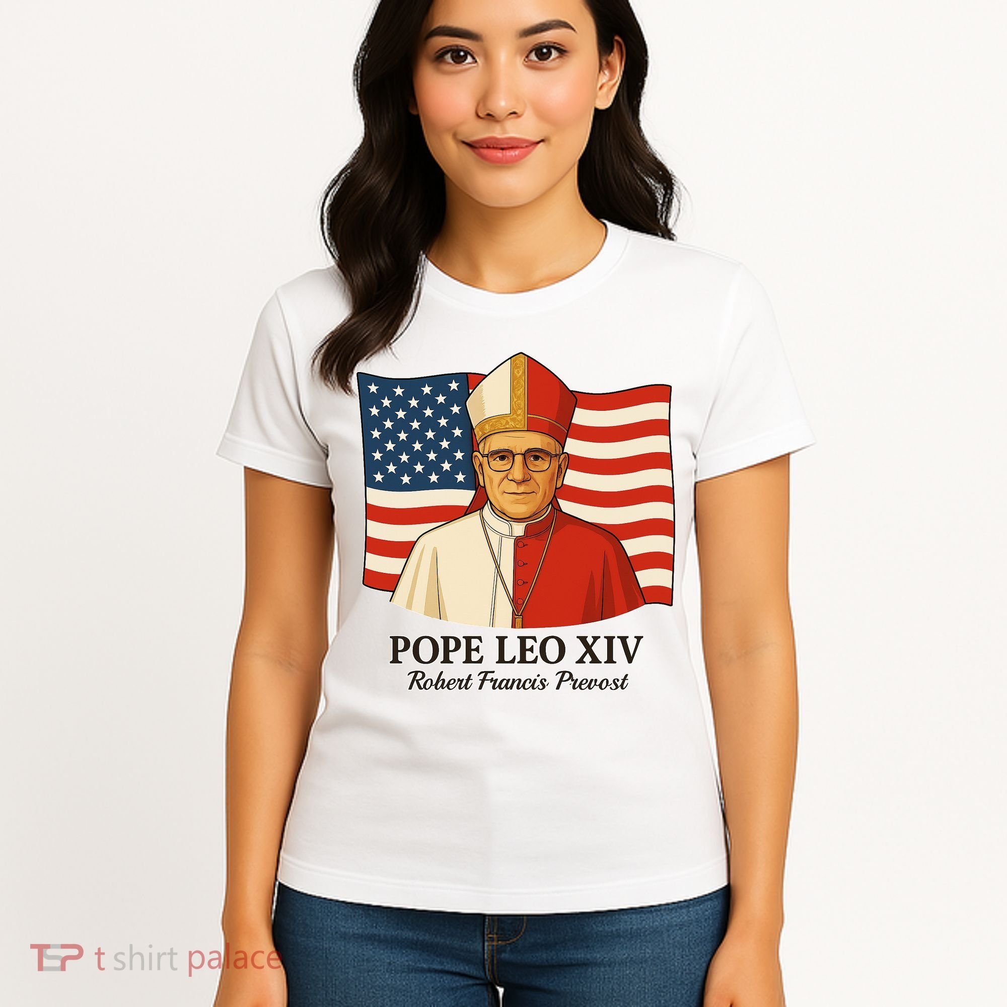 American Pope Leo XIV May 8th 2025 Robert Francis Prevost Women's T-Shirt