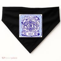 Azulejo Porto Lisbon Azulejos Lisboa USA-Made Doggie Bandana thumb 0