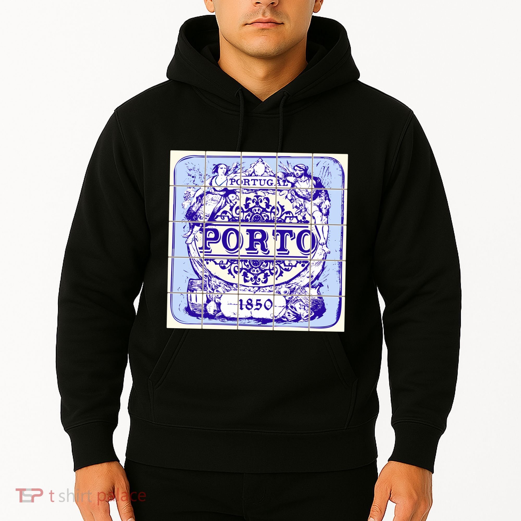 Azulejo Porto Lisbon Azulejos Lisboa Hoodie