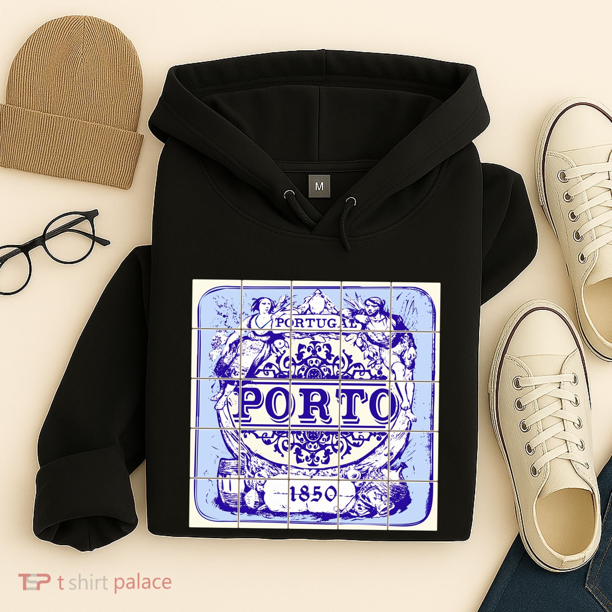 Azulejo Porto Lisbon Azulejos Lisboa Hoodie
