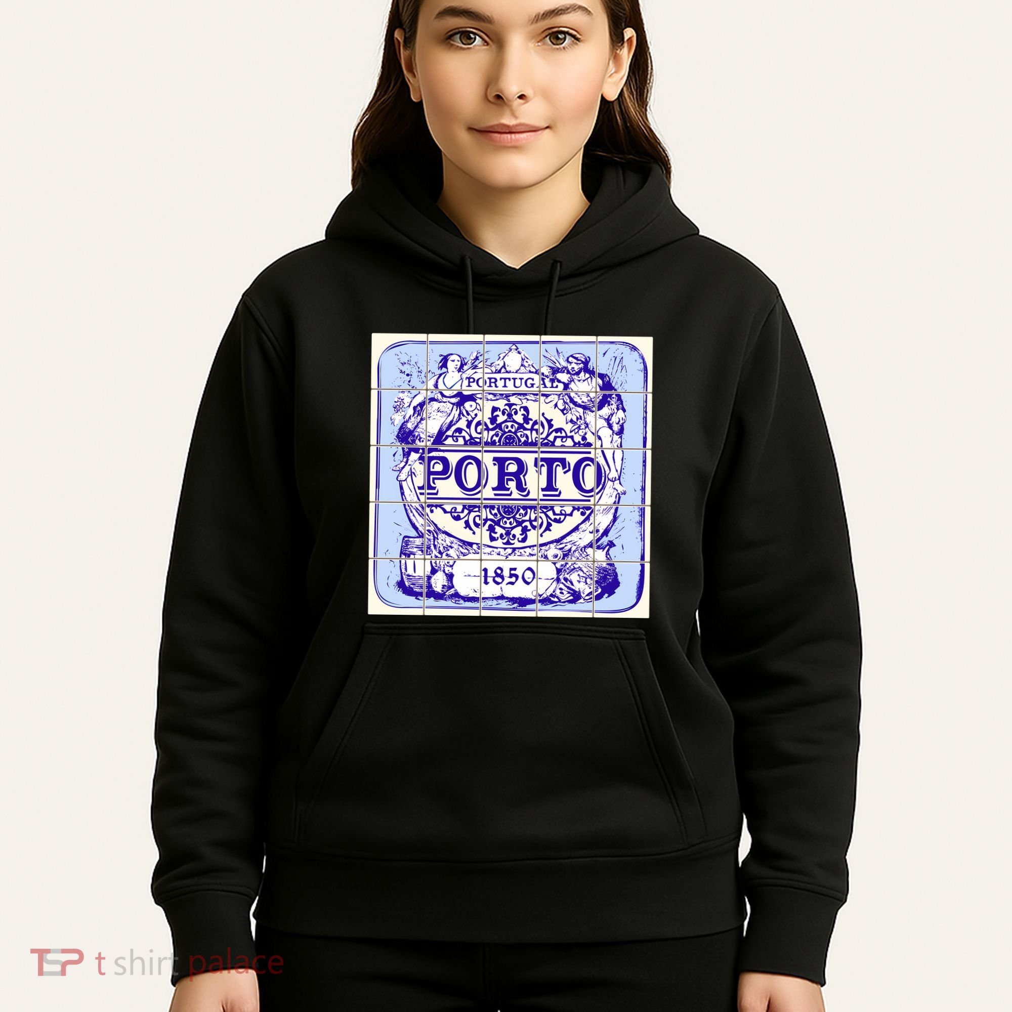 Azulejo Porto Lisbon Azulejos Lisboa Hoodie
