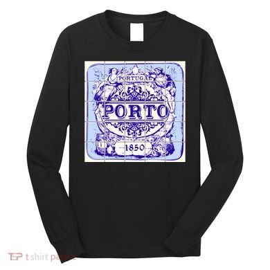 Azulejo Porto Lisbon Azulejos Lisboa Long Sleeve Shirt