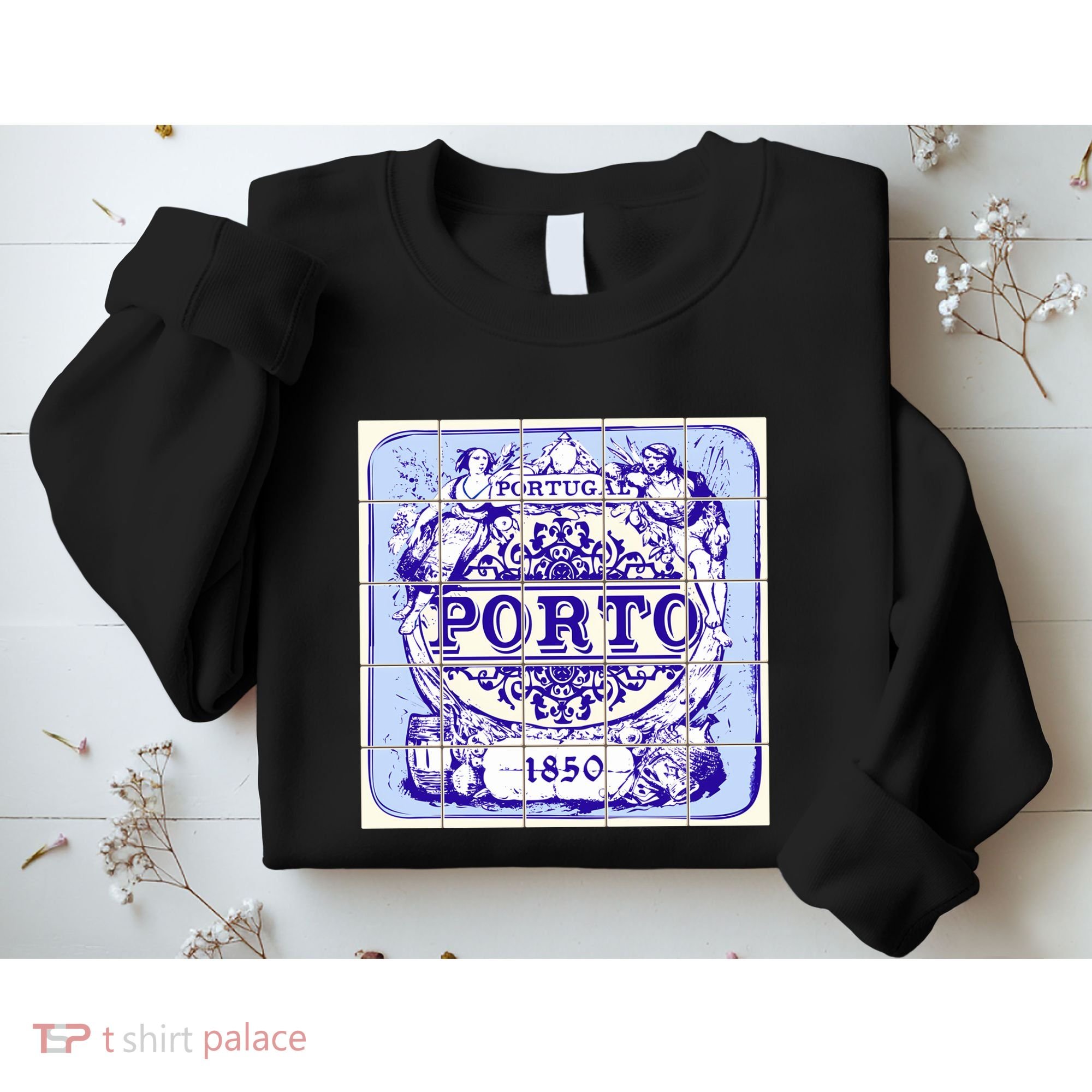 Azulejo Porto Lisbon Azulejos Lisboa Sweatshirt